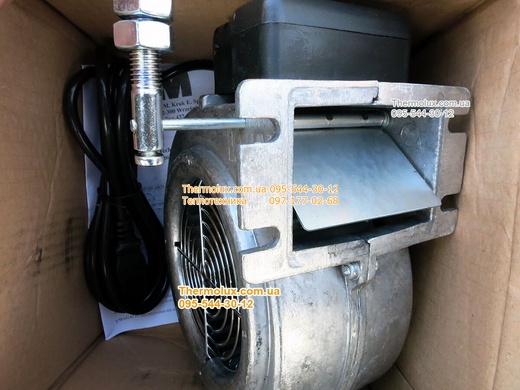 Вентилятор М+М WPA-06 нагнетательный (турбина) с узким фланцем для твердотопливного котла до 50кВт 255м3/ч