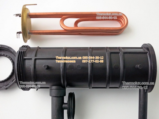 Колба проточного водонагревателя Atmor Basic New Лотос 3.5 5 кВт душ кран (безнапорная) с гайкой