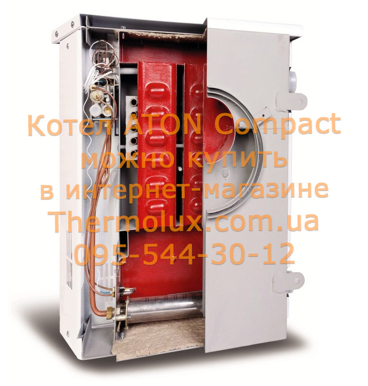 Внутренний вид газового парапетного котла ATON Compact 7 кВт